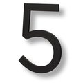 Sure-Loc Hardware Sure-Loc Hardware Floating House Number, 6, No. 5, Flat Black HNF6-5 FBL